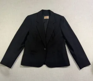 Vintage Pendleton Woolen Mills Black 100% Virgin Wool Single Button Blazer 10 thumbnail 1