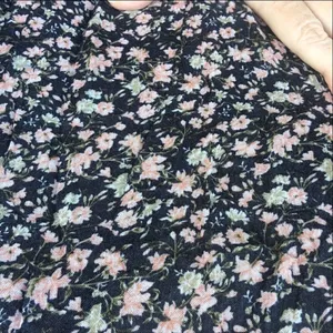 American Eagle Boho Floral Bell Sleeve Blouse Size Medium thumbnail 7