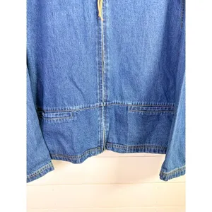 Ultimate Philadelphia Women's Denim Beaded Western Aztec Jean Jacket Blue Medium thumbnail 11