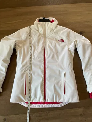 The North Face HyVent RECCO Jacket Women’s Size Medium White/Pink Full Zip thumbnail 5