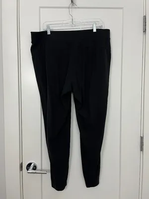 Athleta Size XL Black Straight Leg Drawstring Pants with Pockets thumbnail 5