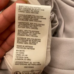 Free People Tyler Menswear Trousers - cream size small thumbnail 10