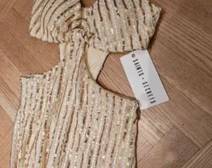 Hello Molly Sparkling Love Midi Dress Gold thumbnail 6