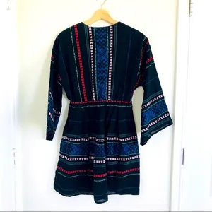 Joie‎ S Shada boho Embroidered Mini Dress thumbnail 3
