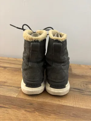 Sorel Explorer II Joan Dual Zip Waterproof Insulated Winter Snow Boots Gray thumbnail 8