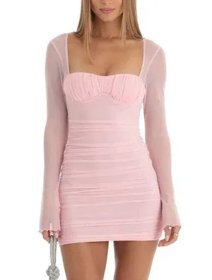 Lucy In The Sky Pink Dress thumbnail 1