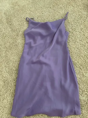 Urban Outfitters Silk Dress Purple thumbnail 2