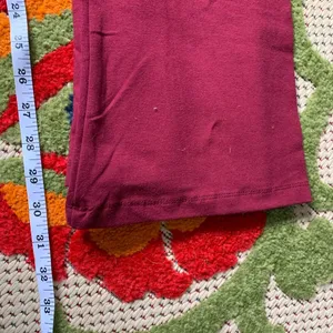 Krass&co Mom & Co size S Small new burgundy pants stretch thumbnail 7