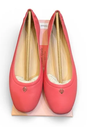 Kate Spade New York Kora Pink leather ballet flats slip on shoes New‎ Size 6.5 thumbnail 1