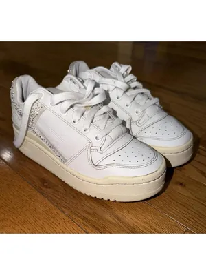 Size 6.5 US Women’s Adidas Forum Bold Crystal White Women thumbnail 2