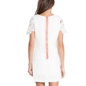 Womens Revolve J.O.A Los Angeles White Floral Lace Sheath Dress - Sz XS thumbnail 3