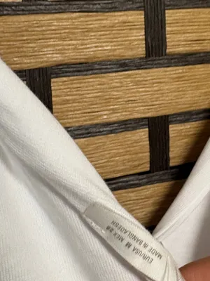 Zara white twist shoulder tank top size medium thumbnail 4