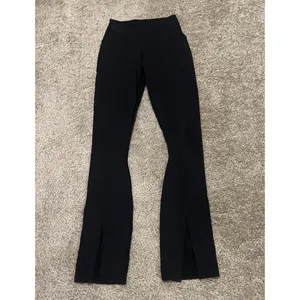 Spiritual Gangster Womens Leti Front Slit Stretch Leggings, Size X-Small thumbnail 4