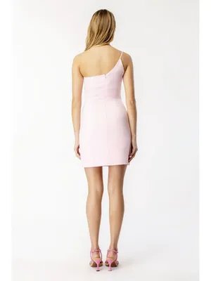 BARDOT Pink Lisbet One Shoulder Mini Dress Size XXL NEW NWT thumbnail 2