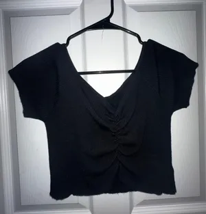 Garage Black Crop Top thumbnail 1