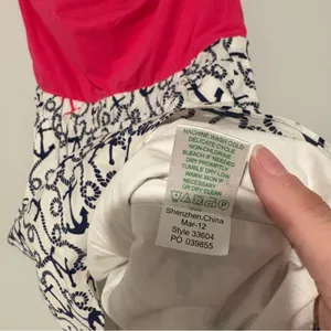Lilly Pulitzer Esmeralda Dress strapless anchor dress in Ahoy‎ There pink small thumbnail 6