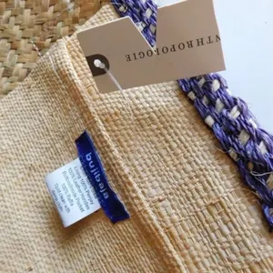 NWT! ANTHROPOLOGIE Pomaria Tassel Tote Straw Colorful Beach Pool Resort Vacation thumbnail 11