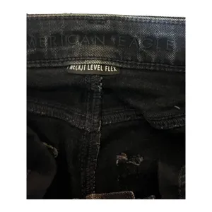 American Eagle Women's Black Wash Jeans thumbnail 3