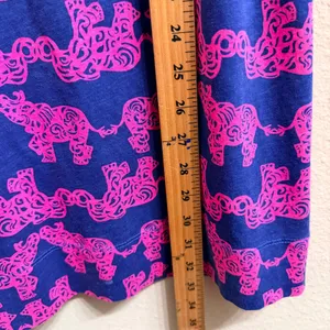 Lilly Pulitzer Marlowe "Pack Your Trunk" Mini Dress Medium Elephant Pima Cotton thumbnail 16