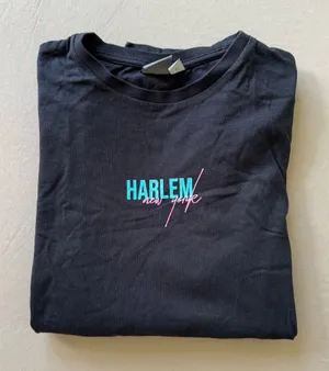 Asos “Harlem New York” Long Sleeve Graphic Tee thumbnail 1