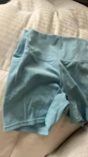 Blue workout shorts thumbnail 3