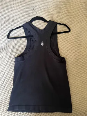 FP Movement by Free People Black Ribbed Tank thumbnail 3