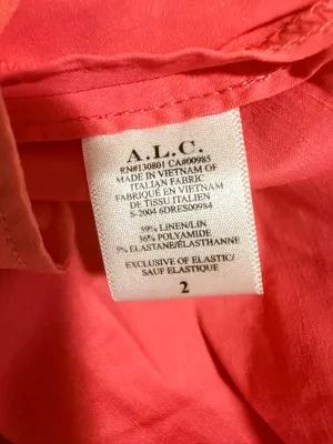 A.L.C. Mila Off-The-Shoulder Linen Mini Dress thumbnail 5