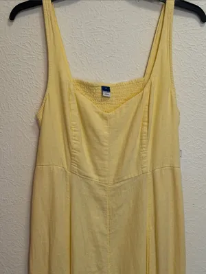 🌼🌼🌼BOGOHO🌼🌼🌼Old Navy Yellow Sleeveless Summer Dress-Small thumbnail 2