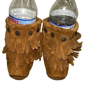 Minnetonka Brown Suede Fringe Ankle Boots Moccasins Size‎ 6 thumbnail 6