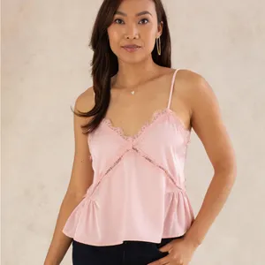 NWT Georgie Lacey Layering Cami Pink Large thumbnail 12