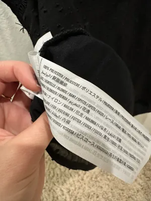 Y2K Abercrombie Vintage babydoll tank with lace accents. Dark romance, whimsy-goth, witchy, femme-girly, ballet-core thumbnail 3