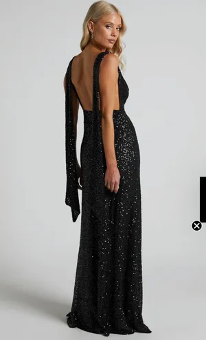 Black Sequin Showpo Maxi Dress thumbnail 5