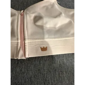 SHEFIT Flex Sports Bra 1Luxe Peach Marble Medium Impact Zip Front Adjustable thumbnail 2