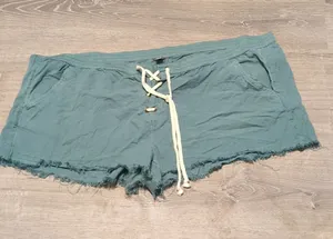 Aerie Raw Hem Fringe Shorts Size XXL thumbnail 1