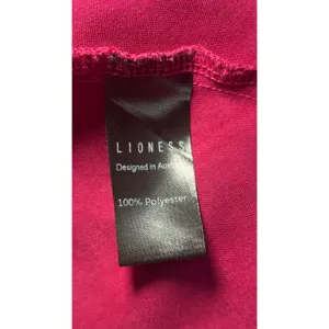 Lioness Satin Maxi Dress L Magenta Pink Cowl Neck Side Slit‎ Open Back Slip thumbnail 7
