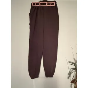 White Fox Vol.3 Espresso Brown Fleece Jogger Sweatpants‎ Womens XS Puff Print thumbnail 2