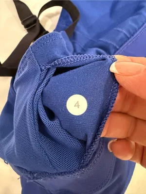 lululemon athletica Blue Sports Bralette with Black Straps thumbnail 3