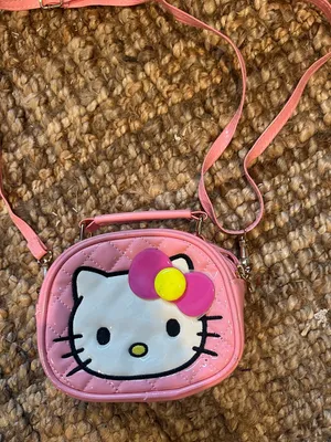 Vintage Hello Kitty Pink Patent Satchel Crossbody Bag thumbnail 2