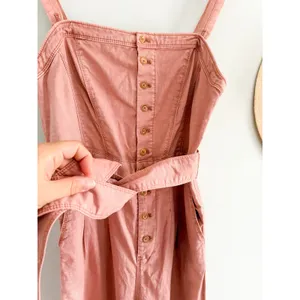 Pilcro Anthropologie | NWT Desmond Wide-Leg Jumpsuit Pink | Sz 2 thumbnail 4