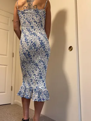 Rumor Boutique LF Floral blue and white sundress thumbnail 3