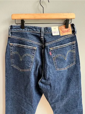 Levi's 501 Original NWT High Rise Straight Leg Jeans Dark Wash Women's Size 30 thumbnail 5