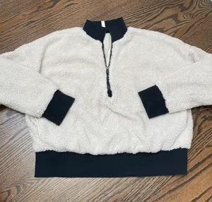 Cropped Sherpa Quarter Zip thumbnail 1