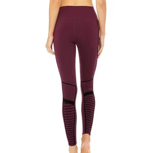 Alo Flocked High Waist Moto Legging thumbnail 8