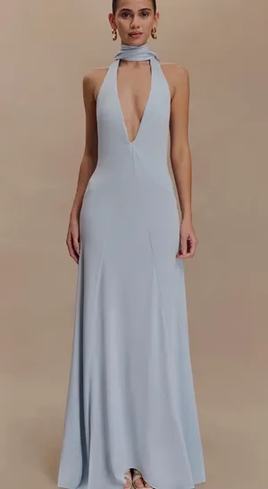 Meshki Dress Maxi Blue Light thumbnail 5