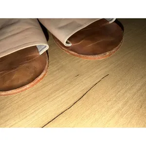 Free People Sandals Womens Size 38 Brown Leather Slide Mules Slip On Shoes C thumbnail 3
