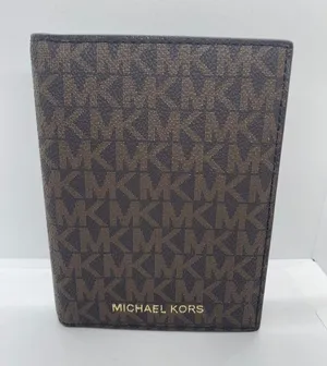 NWOT Michael Kors Jet Set Travel Passport Holder Wallet - Brown thumbnail 1