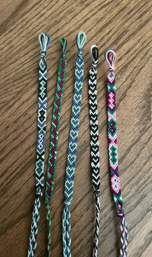 Embroidery Friendship Bracelets Multiple thumbnail 1