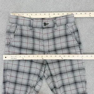 American Eagle Outfitters Plaid Flannel Super High‎ Rise Skinny Trousers Beige 4 thumbnail 13