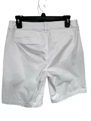 J.Crew Women’s White Cotton Shorts- Classic Straight thumbnail 3
