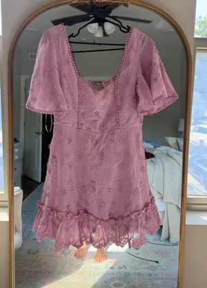 Hello Molly Dress Pink thumbnail 1